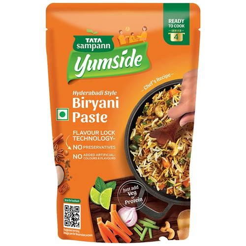Tata Sampann Yumside Hyderabadi Style Biryani Paste - Ready To Cook, 150 g-1.webp